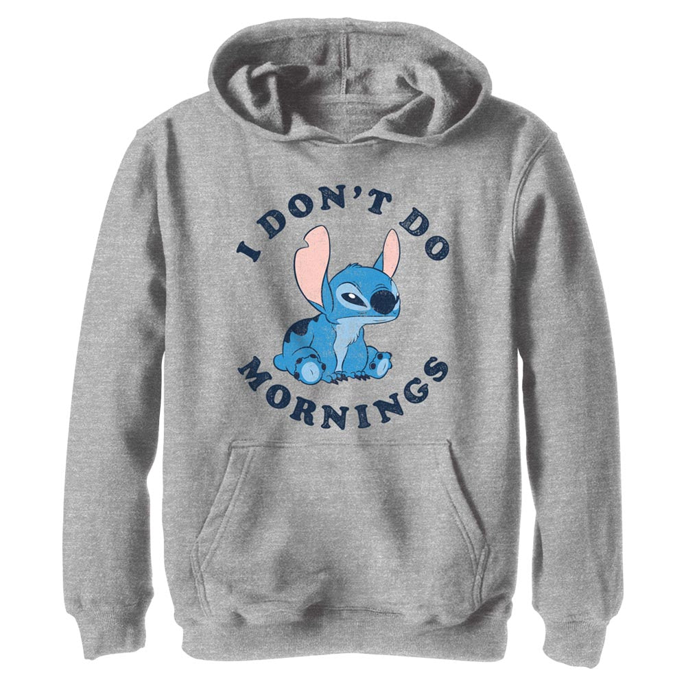 Boy's Disney Stitch Mornings Lightweight Hoodie