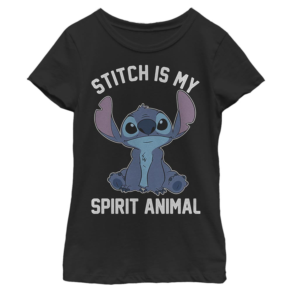 Girl's Disney Stitch Spirital Animal T-Shirt