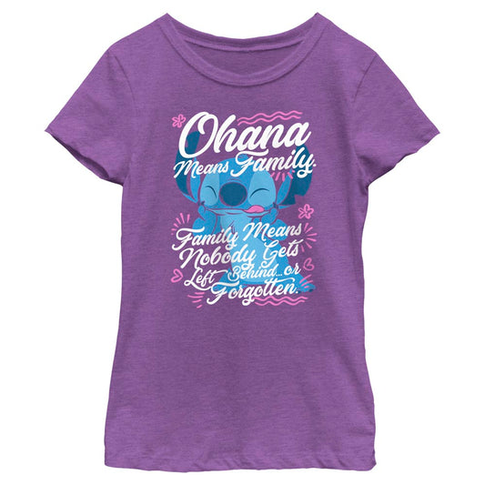 Girl's Disney Ohana Family T-Shirt