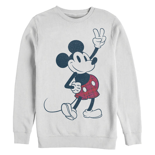 Men's Disney Plaid Mickey Sweatshirt