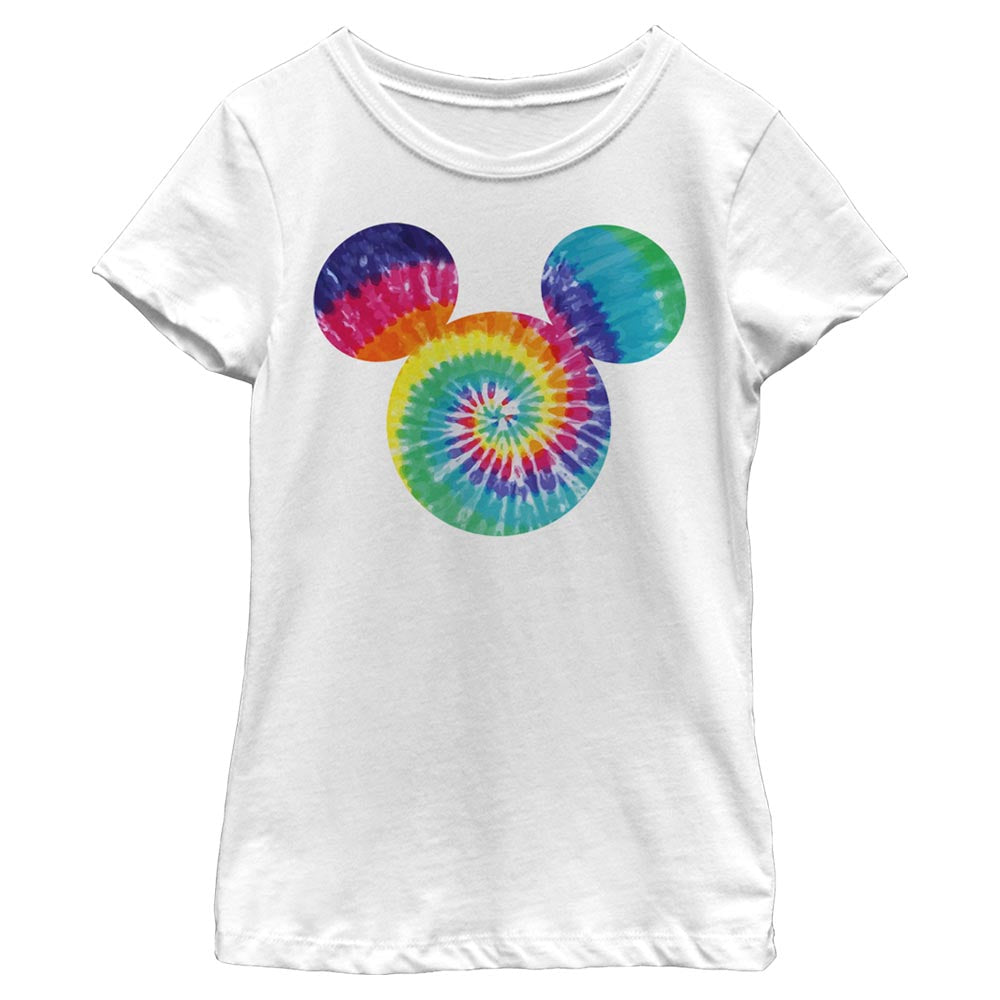 Girl's Disney Mickey Tie Dye Fill T-Shirt