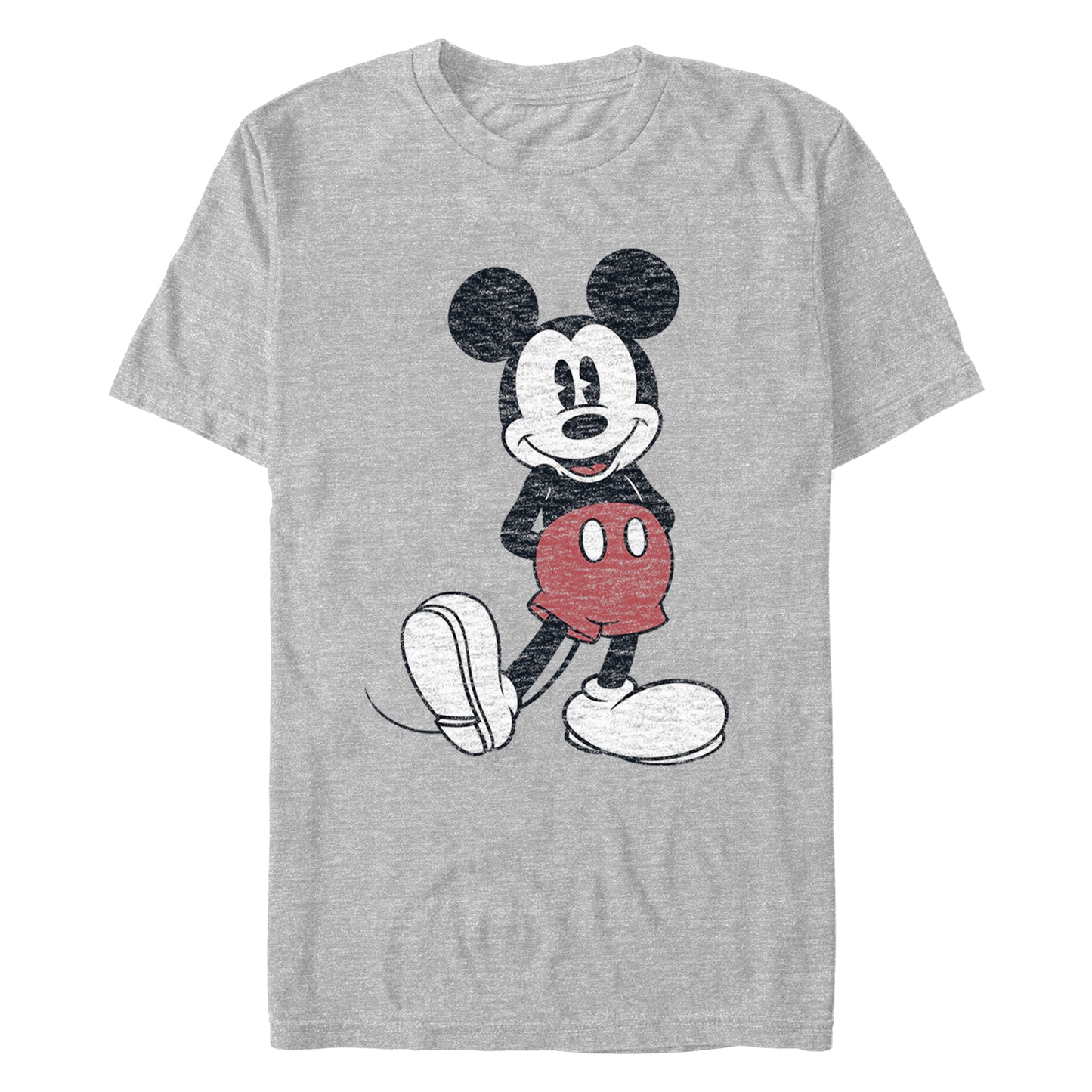 Men's Disney Mickey Pose - ATH HTR T-Shirt